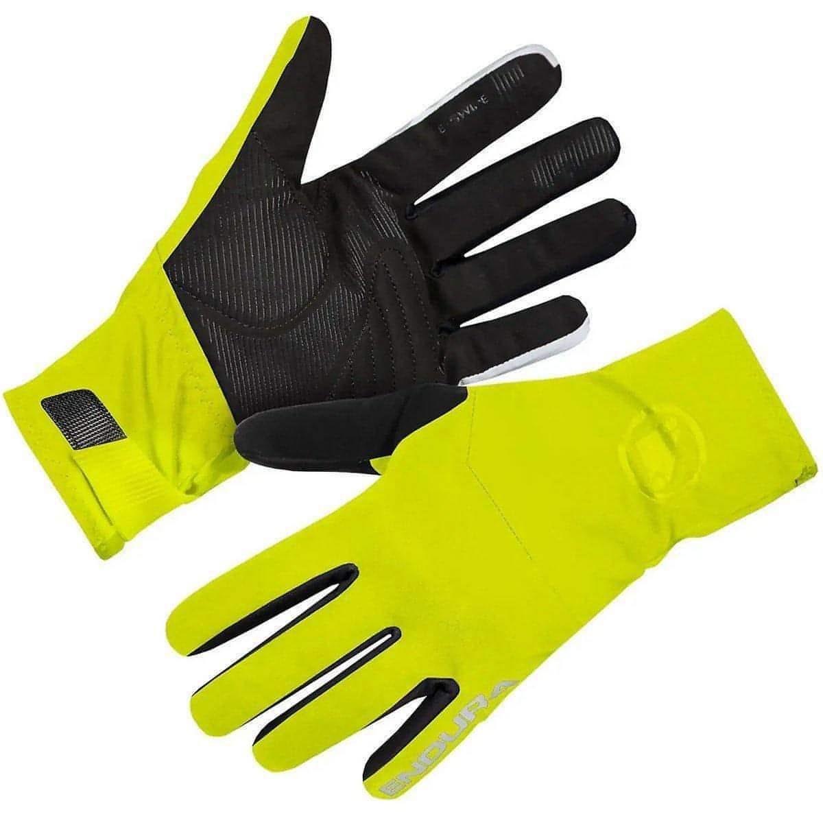 Endura Deluge Full Finger Cycling Gloves - Yellow 5055939988160 - Start Fitness