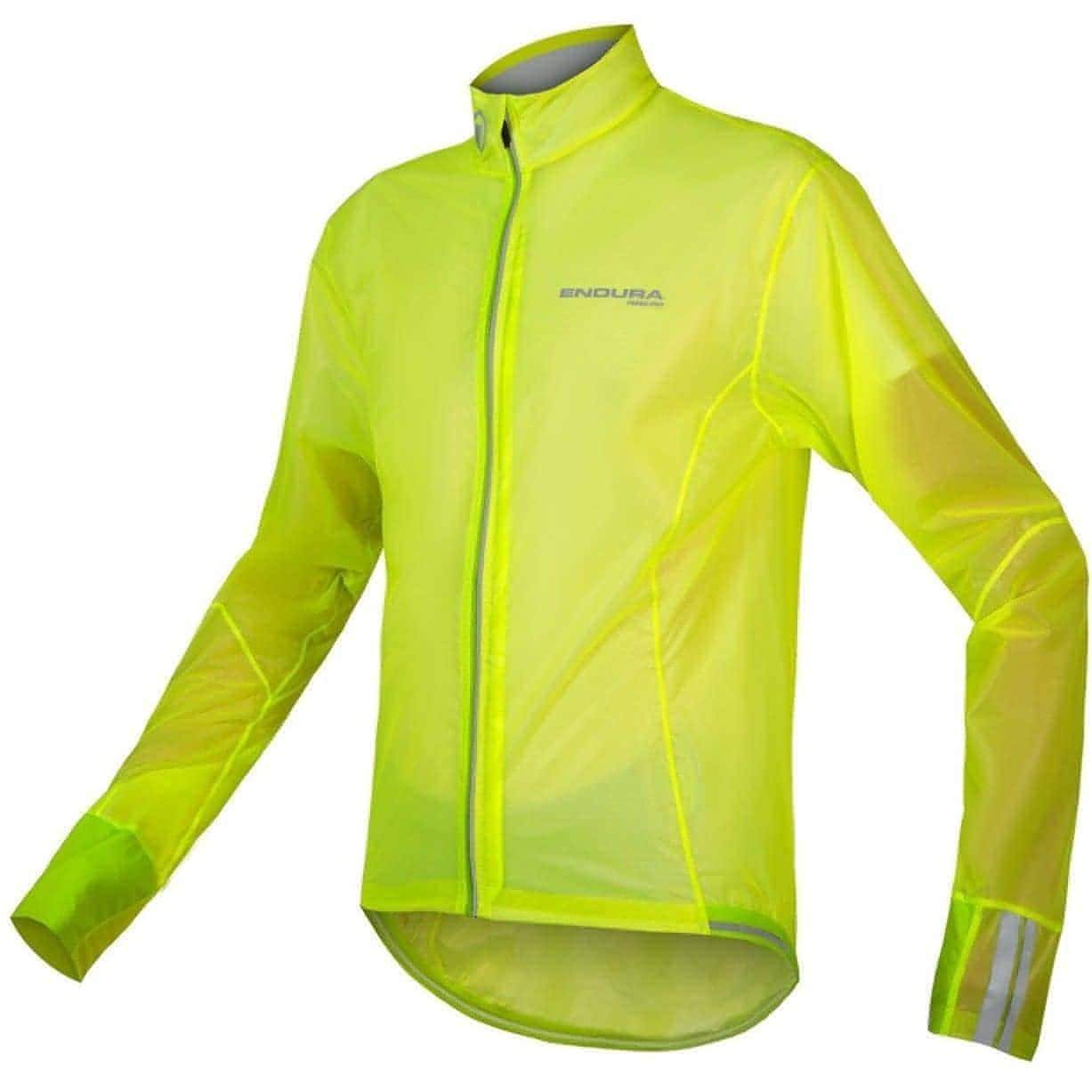 Endura FS260-Pro Adrenaline Race Cape II Mens Cycling Jacket - Yellow - Start Fitness