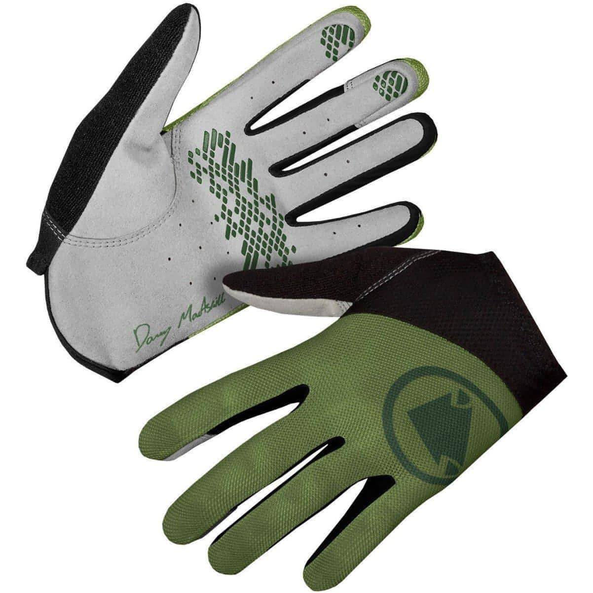 Endura Hummvee Lite Icon Full Finger Cycling Gloves - Green - Start Fitness