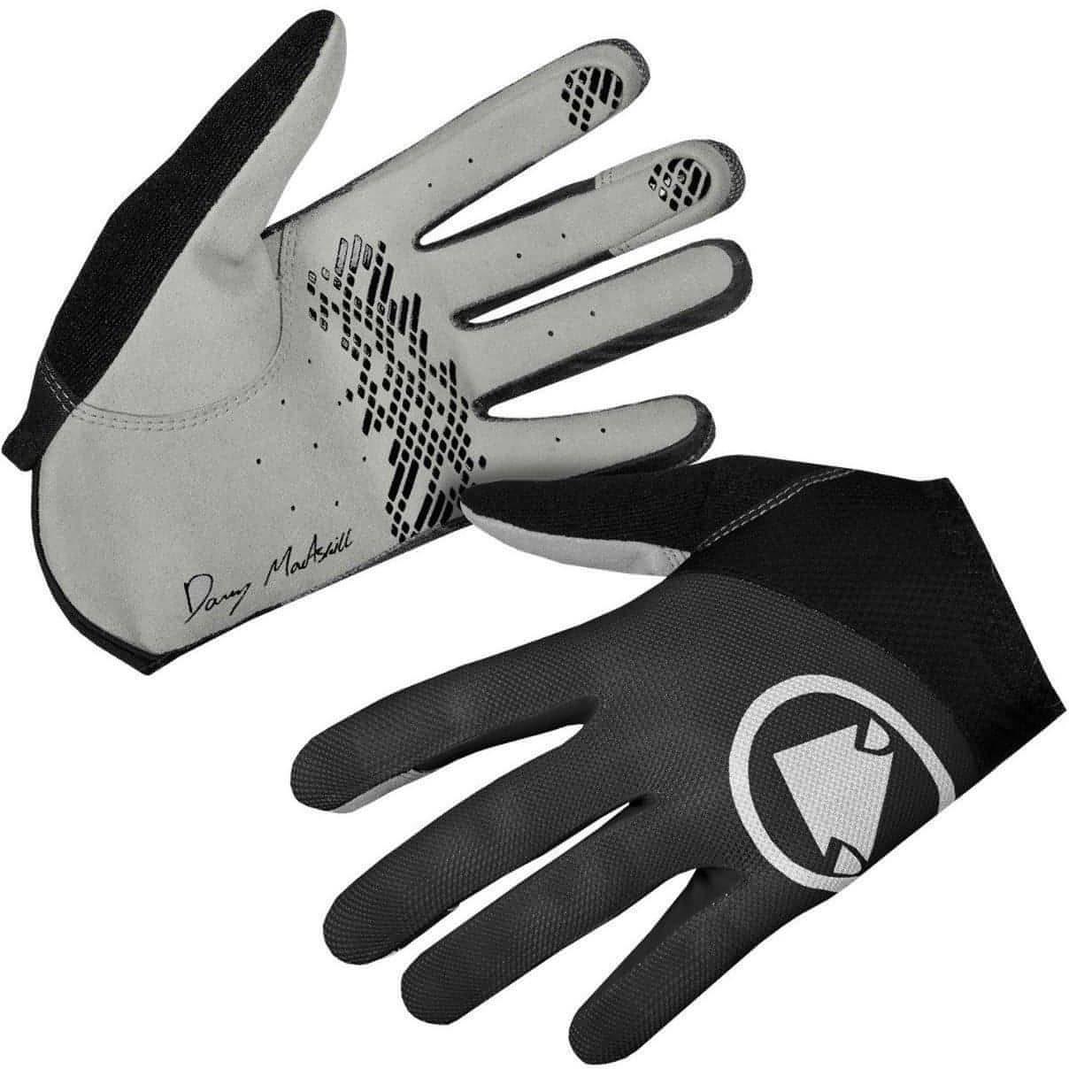 Endura Hummvee Lite Icon Full Finger Womens Cycling Gloves - Black - Start Fitness