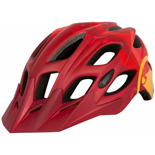 Endura Hummvee MTB Cycling Helmet - Red - Start Fitness
