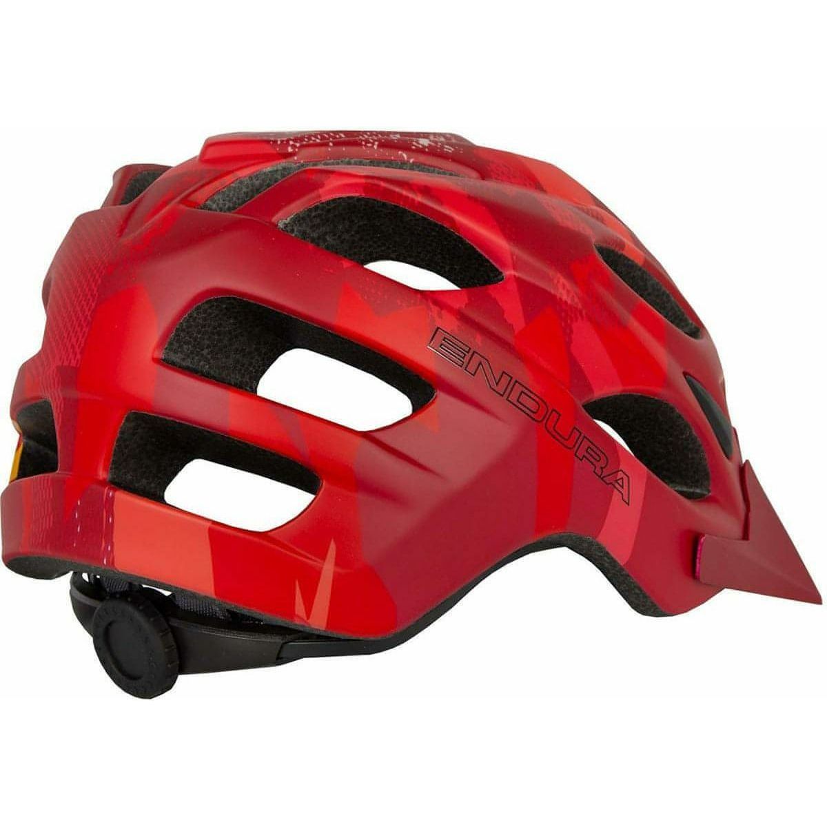 Endura Hummvee MTB Cycling Helmet - Red - Start Fitness