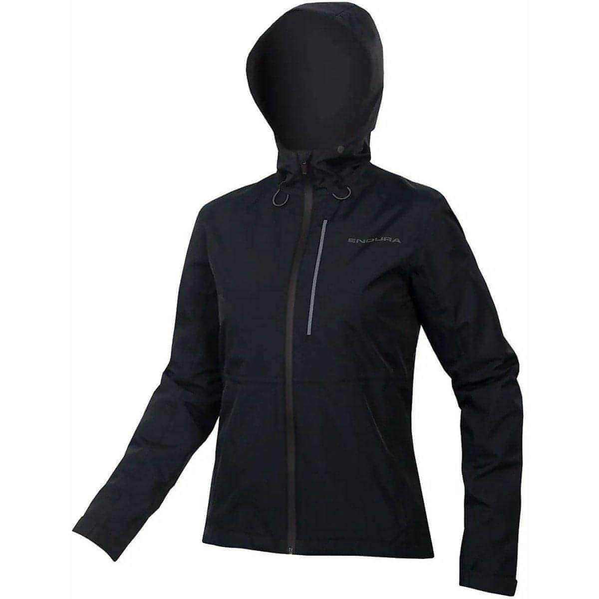 Endura Hummvee Waterproof Hooded Womens Cycling Jacket - Black 5056286906760 - Start Fitness