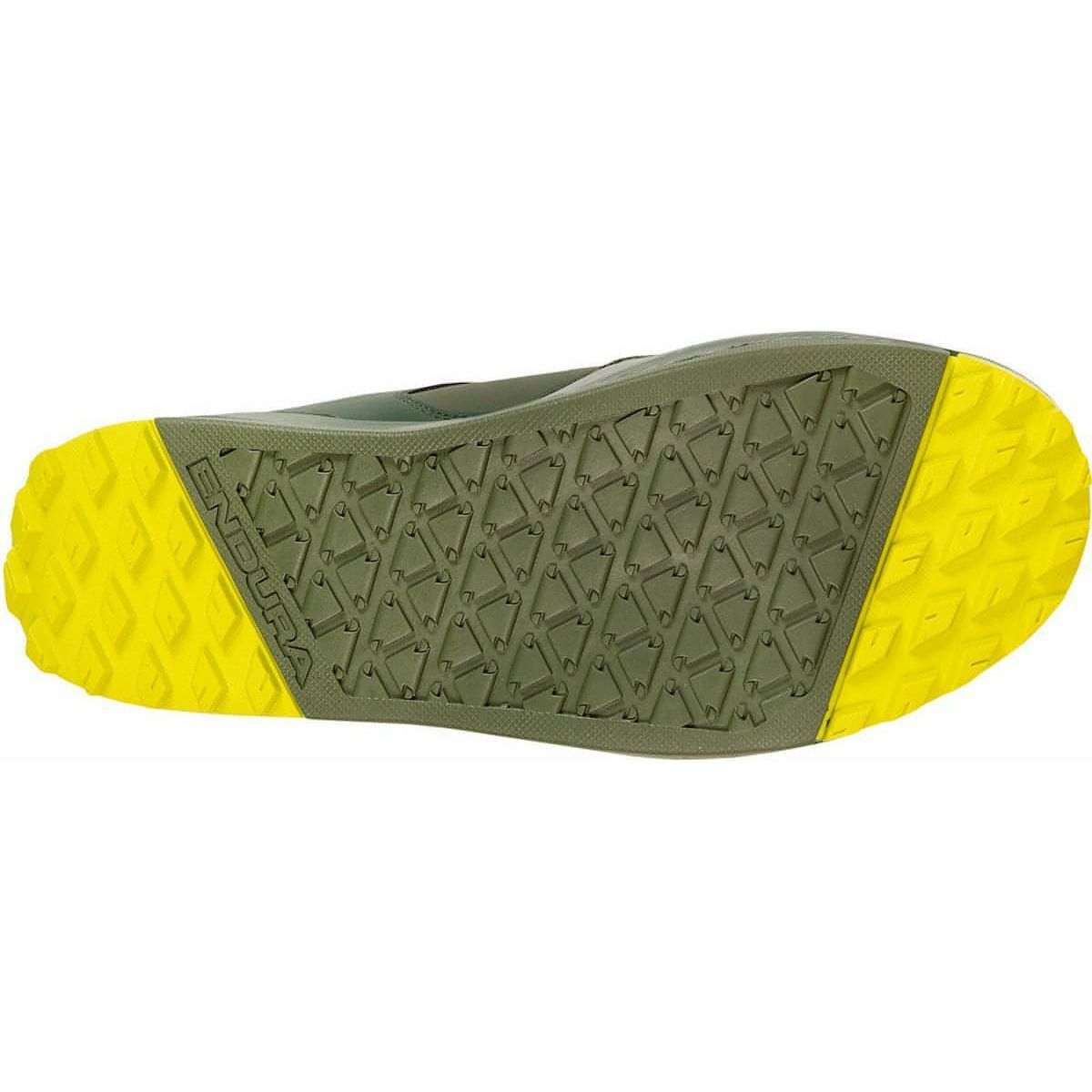 Endura MT500 Burner Flat Mens MTB Cycling Shoes - Green - Start Fitness