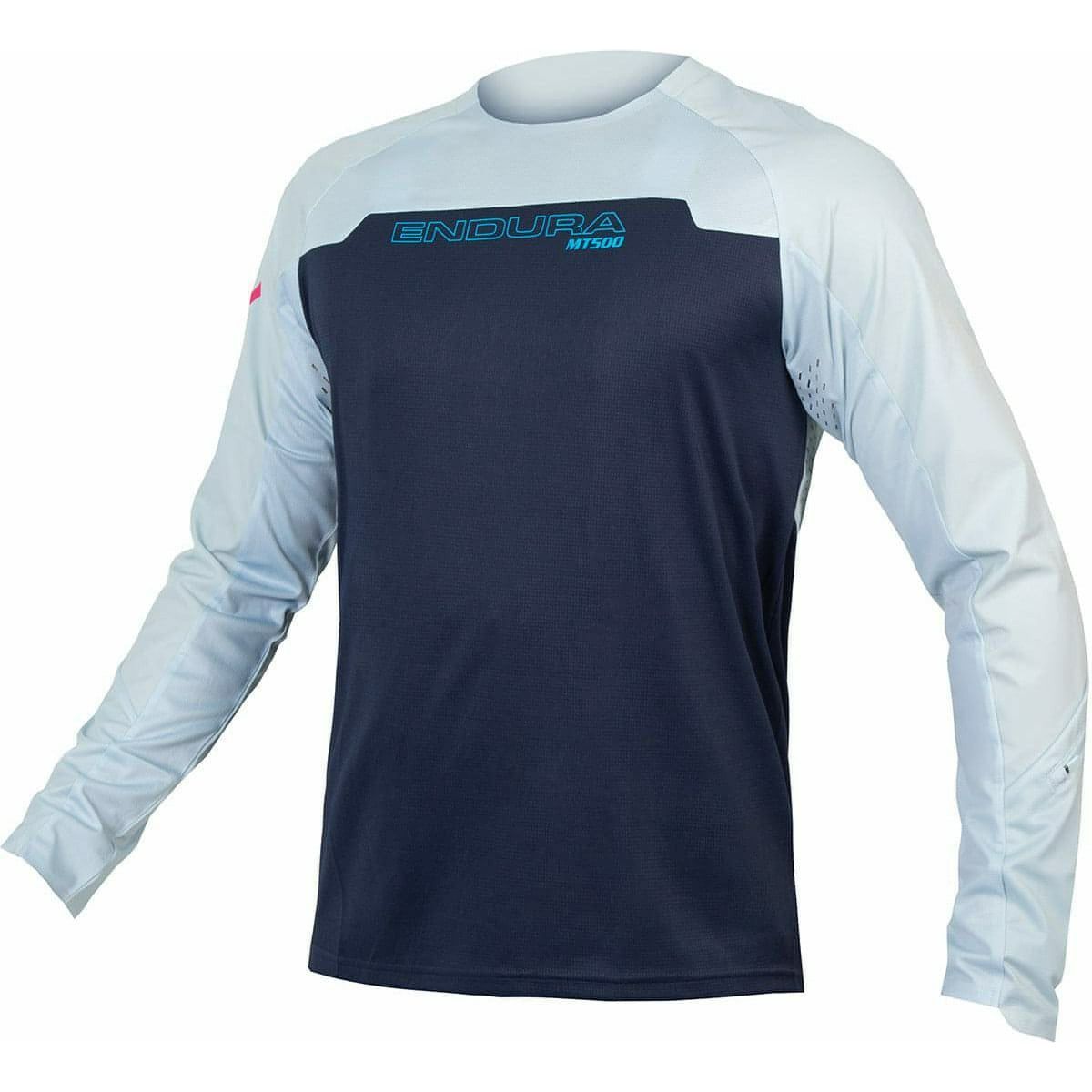 Endura MT500 Burner Long Sleeve Mens Cycling Jersey - Blue - Start Fitness