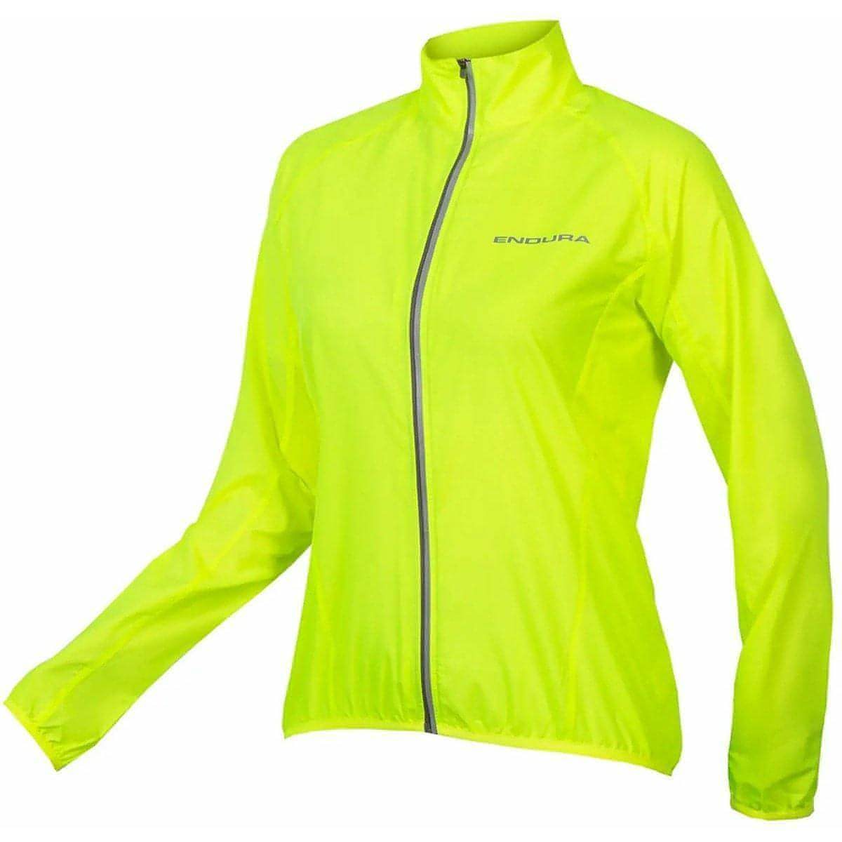 Endura Pakajak Womens Cycling Jacket - Yellow - Start Fitness