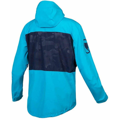 Endura SingleTrack II Waterproof Mens Cycling Jacket - Blue - Start Fitness
