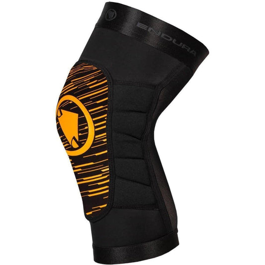 Endura SingleTrack Lite II Cycling Knee Guards - Orange - Start Fitness