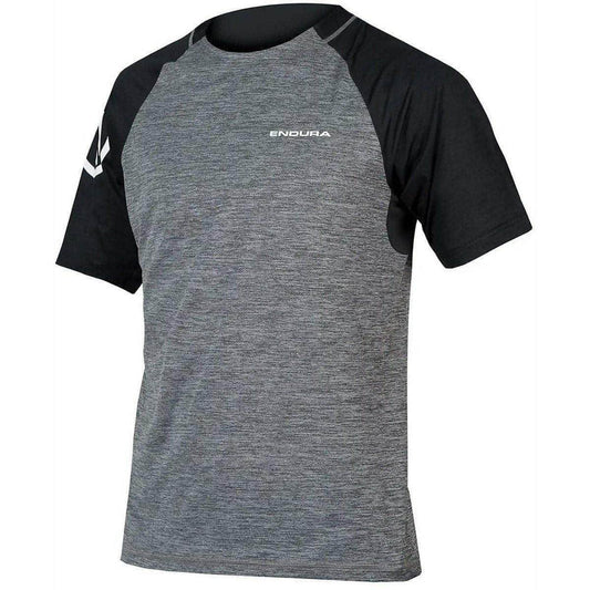 Endura SingleTrack Short Sleeve Mens Cycling Jersey - Grey 5056286906333 - Start Fitness