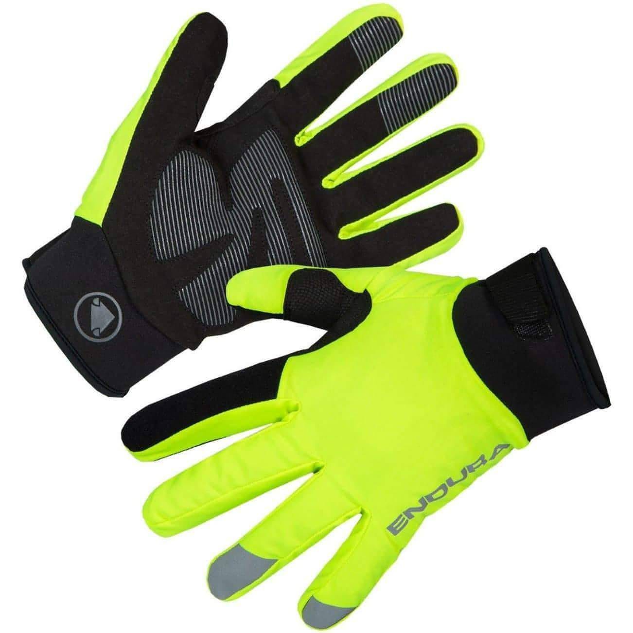 Endura Strike Full Finger Cycling Gloves - Yellow - Start Fitness