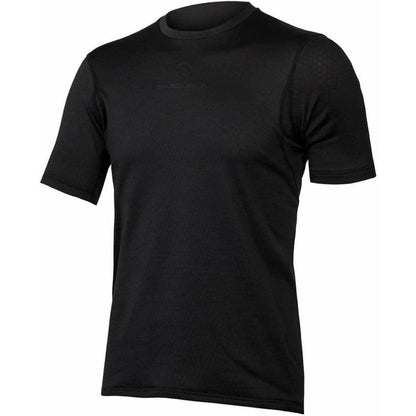 Endura Transloft Short Sleeve Mens Cycling Base Layer - Black 5056286910026 - Start Fitness
