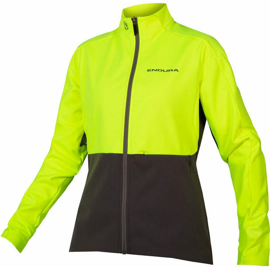 Endura Windchill II Womens Cycling Jacket - Yellow - Start Fitness