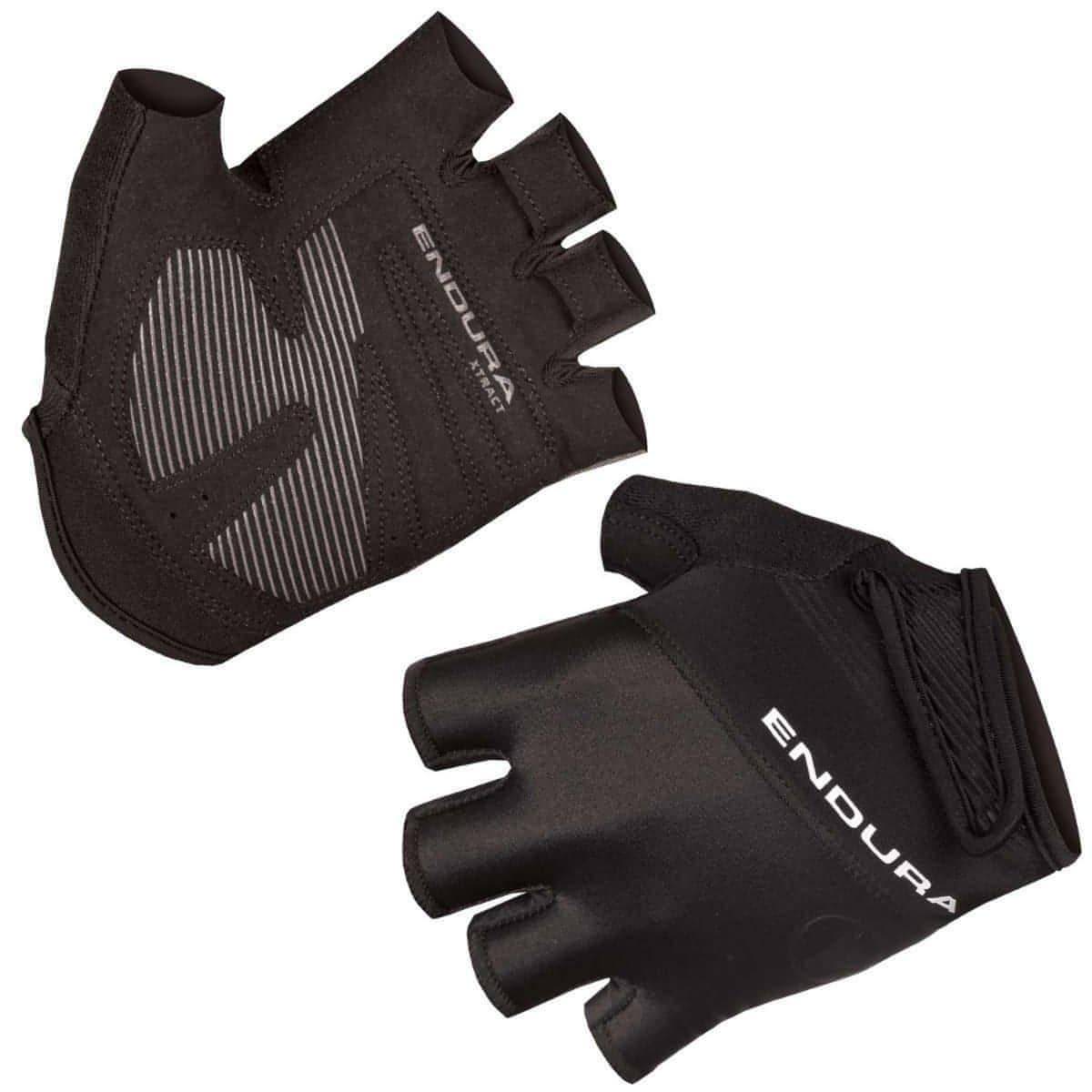 Endura Xtract II Fingerless Cycling Gloves - Black - Start Fitness