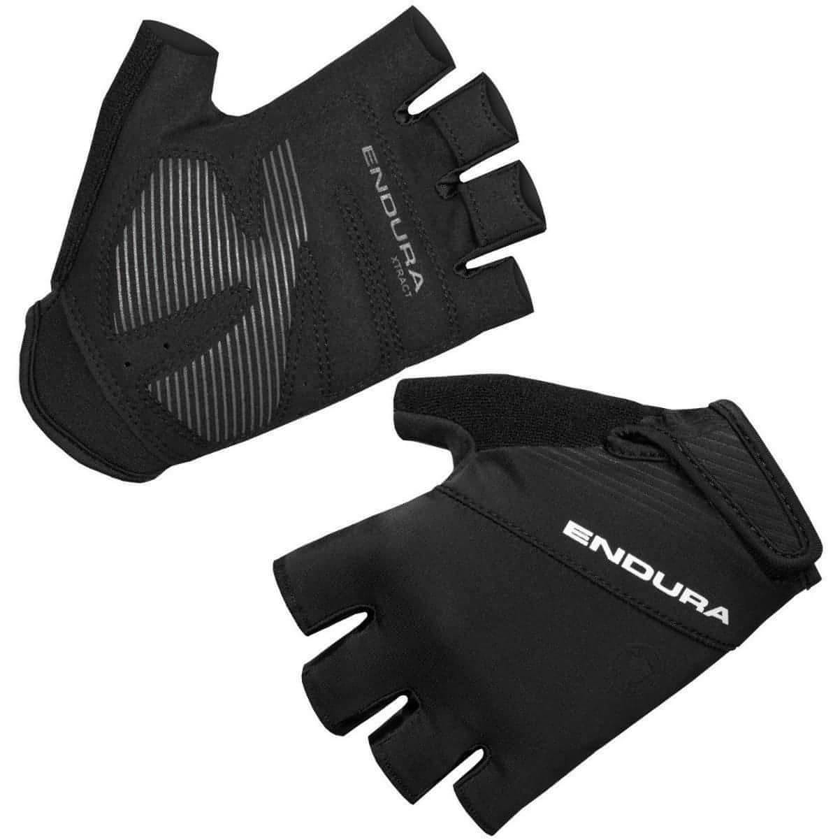Endura Xtract II Fingerless Womens Cycling Gloves - Black - Start Fitness