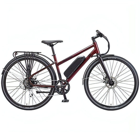 Ezego Commute EX Womens Electric Hybrid Bike 2021 - Matt Metallic Purple 5060629561226 - Start Fitness