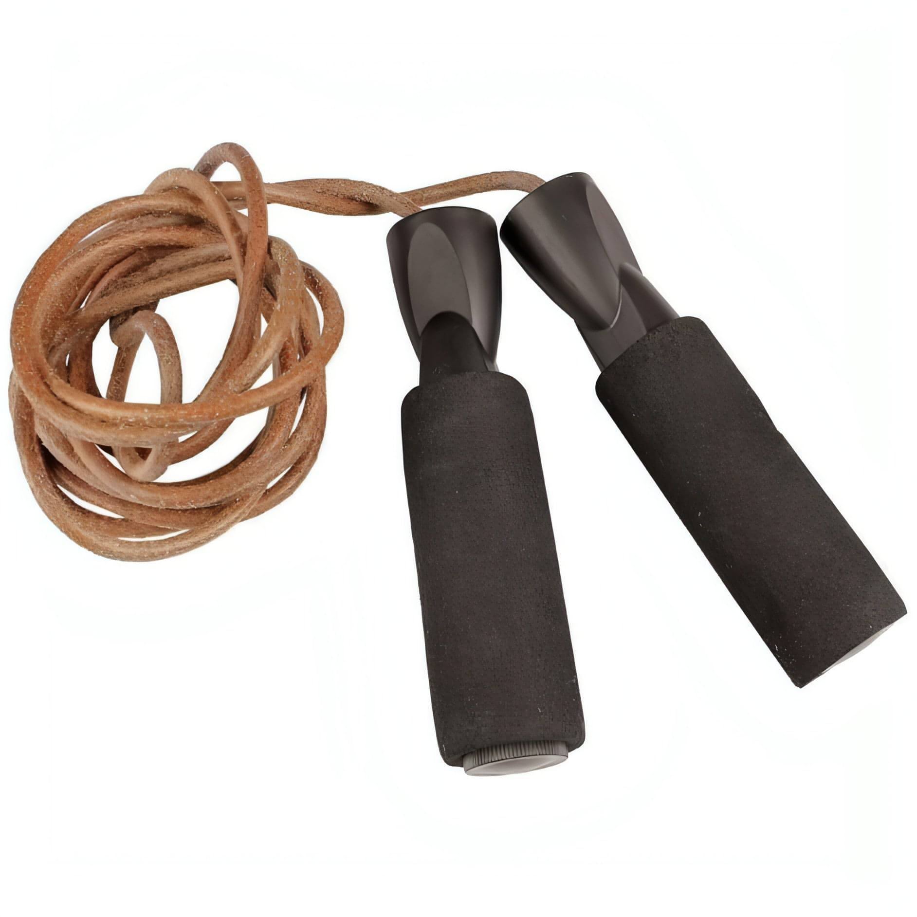 Fitness Mad Leather Weighted Jump Rope 5060045908872 - Start Fitness