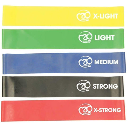 Fitness Mad (Set Of 5) Mini Power Loops Resistance Bands 5060045908896 - Start Fitness