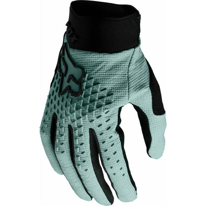 Fox Defend Full Finger Womens Cycling Gloves - Green - Start Fitness