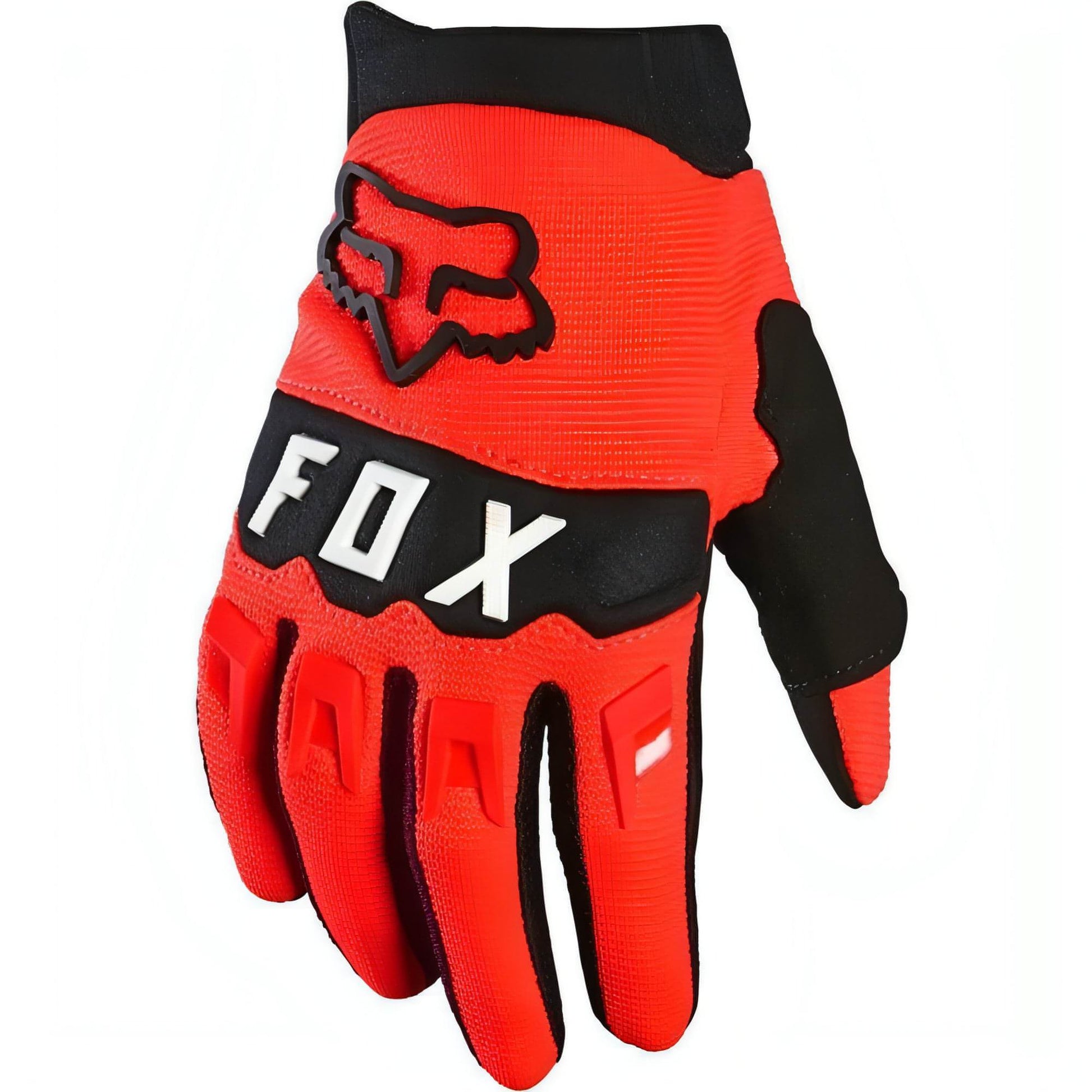 Fox Dirtpaw Full Finger Junior Cycling Gloves - Red - Start Fitness