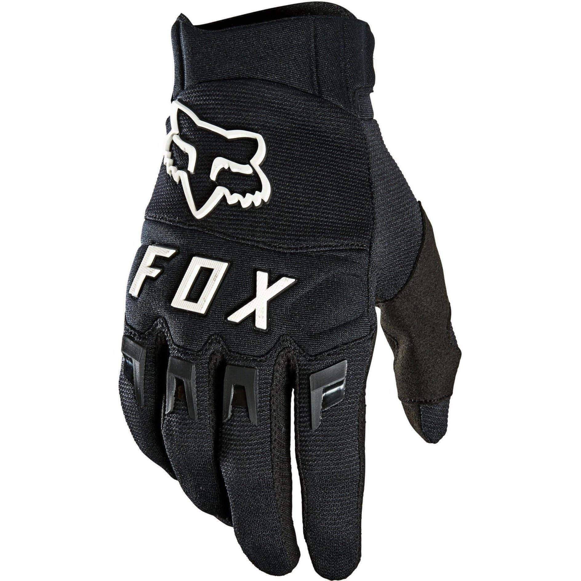 Fox Dirtpaw Full Finger MTB Mens Cycling Gloves - Black - Start Fitness