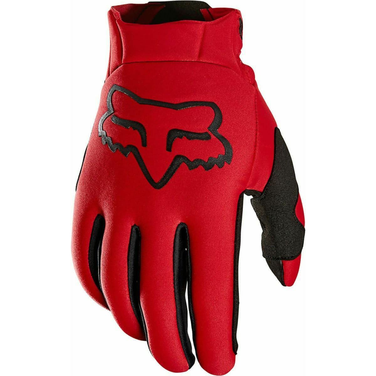 Fox Legion Thermo Full Finger Cycling Gloves - Red - Start Fitness