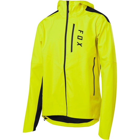 Fox Ranger 3L Waterproof Mens Cycling Jacket - Yellow - Start Fitness
