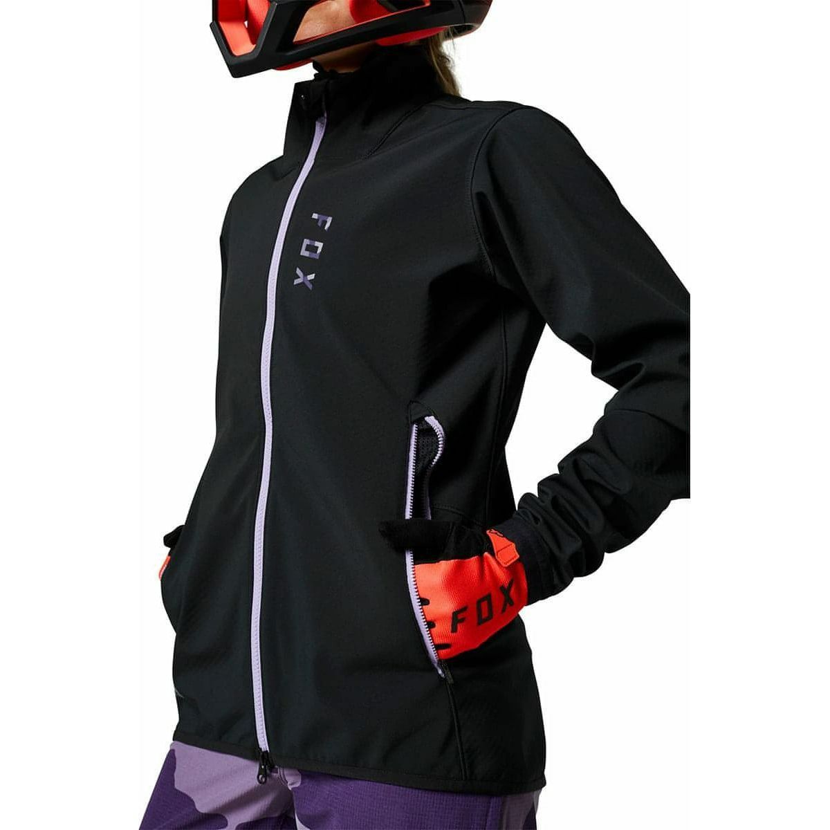 Fox Ranger Fire Womens Cycling Jacket - Black - Start Fitness