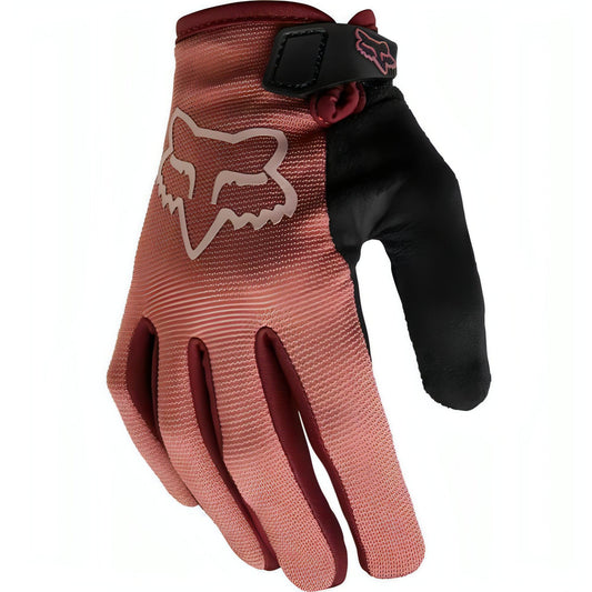 Fox Ranger Full Finger Womens Cycling Gloves - Purple - Start Fitness