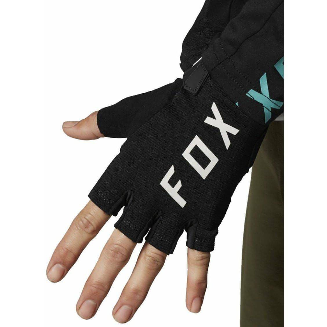 Fox Ranger Gel Fingerless Cycling Gloves - Black - Start Fitness