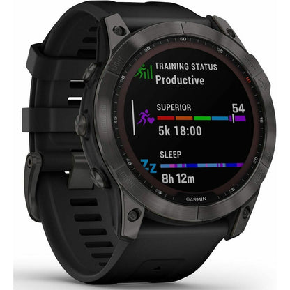 Garmin Fenix 7X Sapphire Solar HRM With GPS Multisport Watch - Grey 753759278236 - Start Fitness