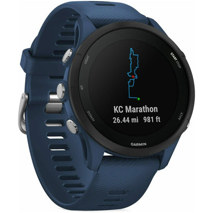 Garmin Forerunner 255 HRM With GPS Watch - Blue 753759279882 - Start Fitness