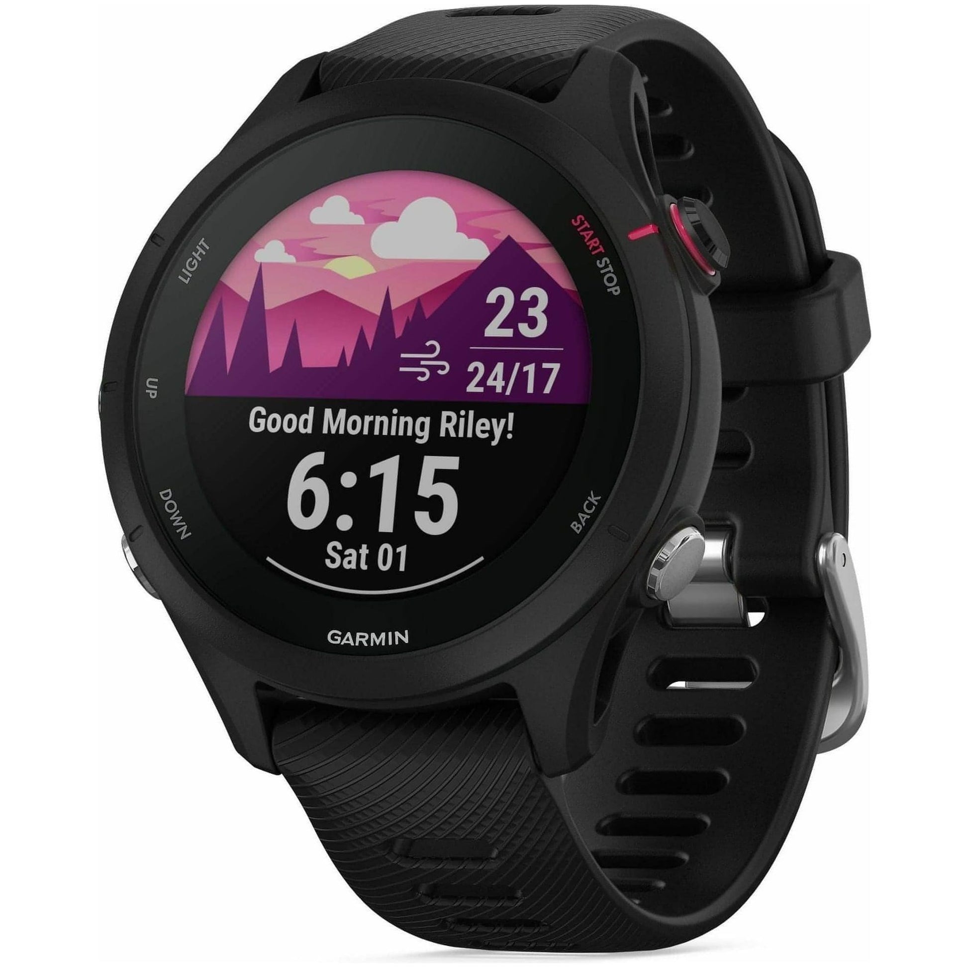 Garmin Forerunner 255S Music HRM With GPS Watch - Black 753759279974 - Start Fitness
