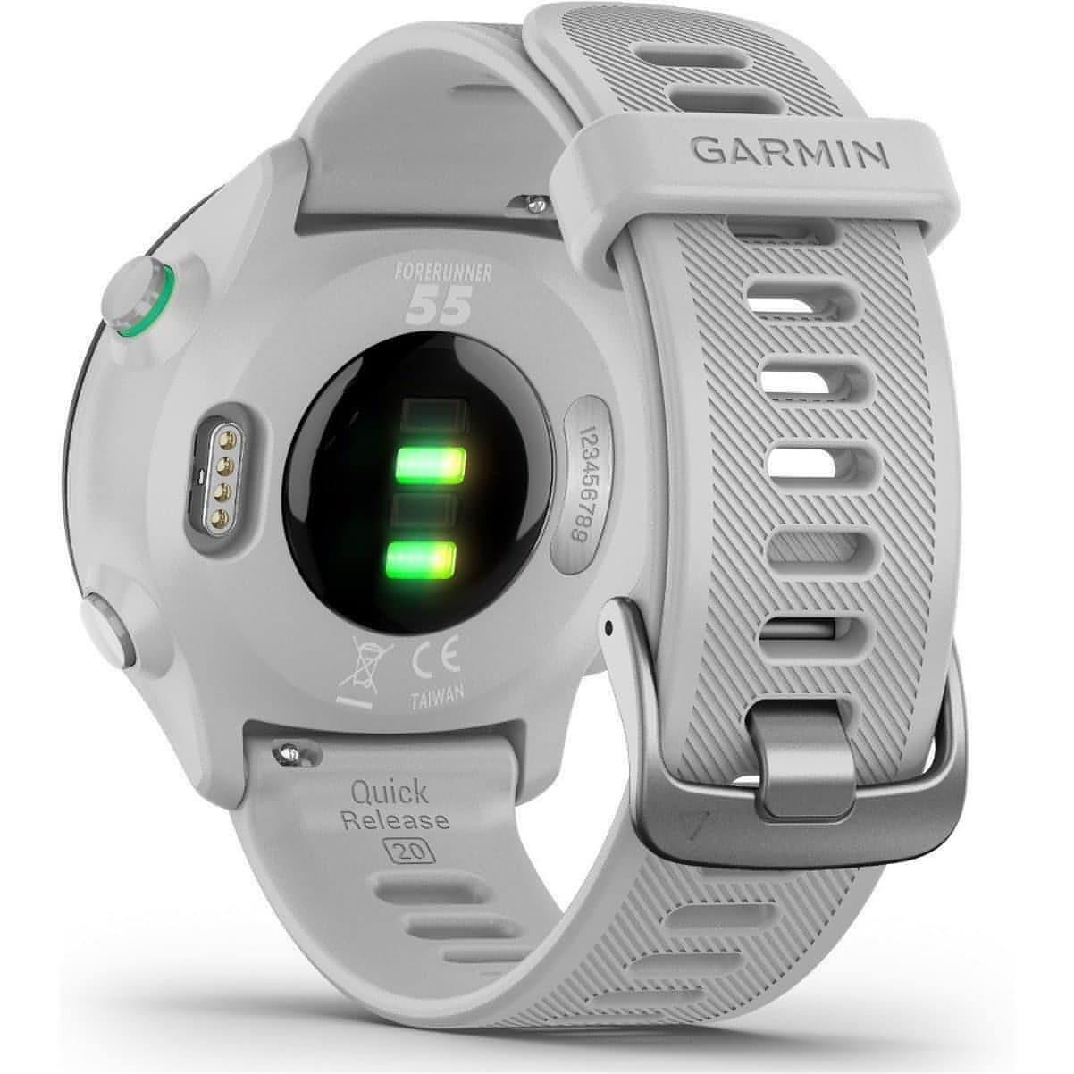 Garmin Forerunner 55 HRM With GPS Watch - White 753759279646 - Start Fitness
