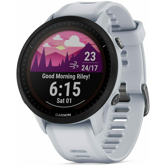 Garmin Forerunner 955 Solar HRM With GPS Watch - White 753759297053 - Start Fitness