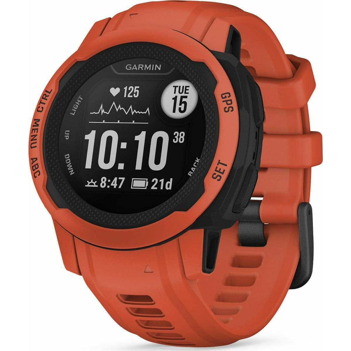 Garmin Instinct 2S HRM With GPS Watch - Red 753759298128 - Start Fitness
