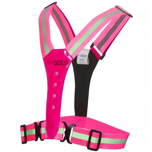 Gato Sports LED Safer Sports Vest  - Pink 8438475264818 - Start Fitness