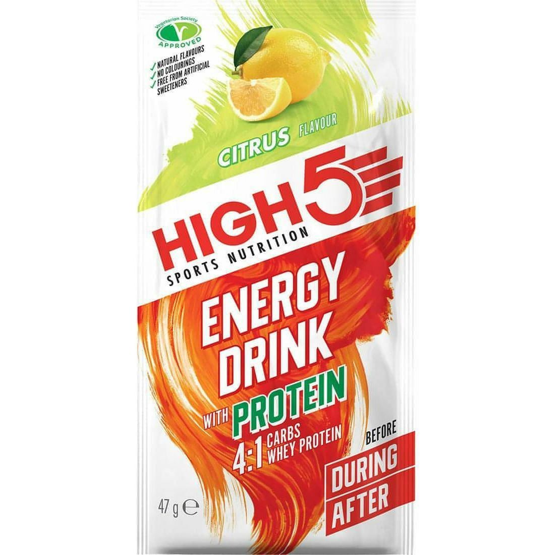 High 5 Energy Drink with Protein Powder Sachet 5027492002980 - Start Fitness