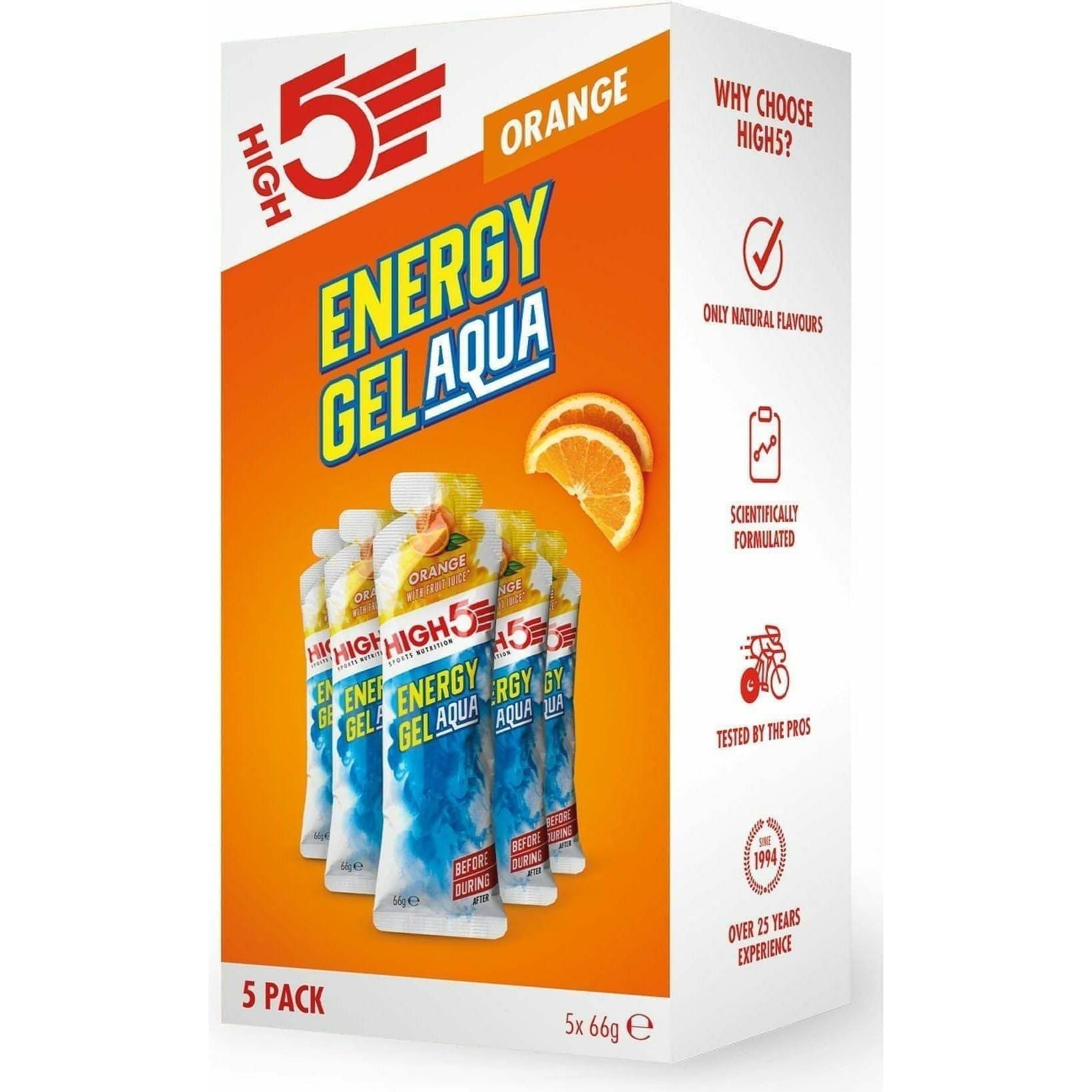 High 5 Energy Gel Aqua (Box Of 5) 5027492005691 - Start Fitness