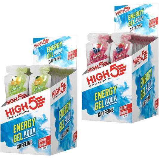 High 5 Energy Gel Aqua Caffeine Box - Start Fitness