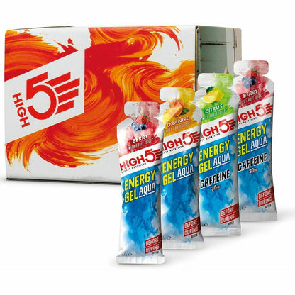 High 5 Energy Gel Aqua Mixed Flavour (Box Of 15) 5027492003505 - Start Fitness