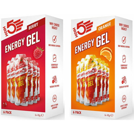 High 5 Energy Gels (Box Of 6) - Start Fitness