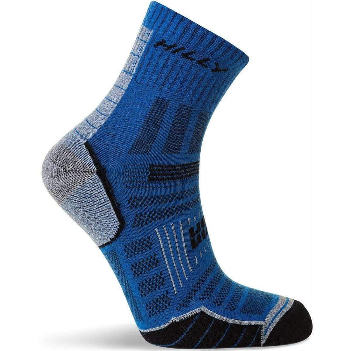 Hilly Twin Skin Anklet Running Socks - Blue 5060148538396 - Start Fitness
