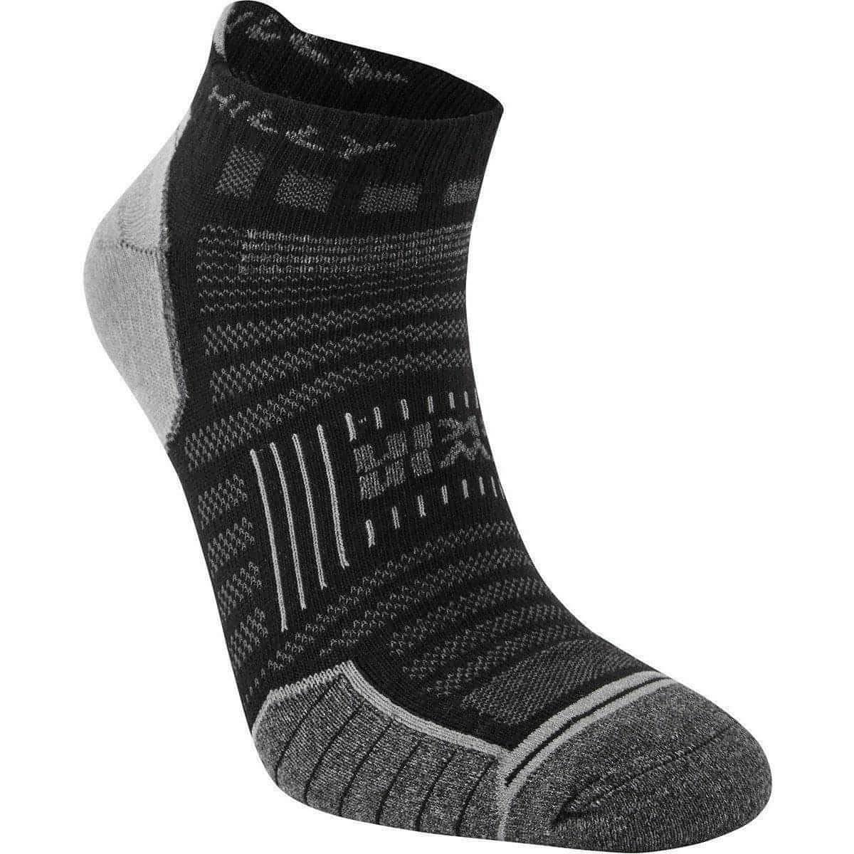 Hilly Twin Skin Socklet Running Socks - Black - Start Fitness