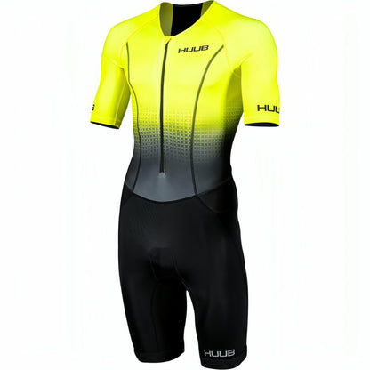 HUUB Commit Long Course Mens Tri Suit - Yellow - Start Fitness