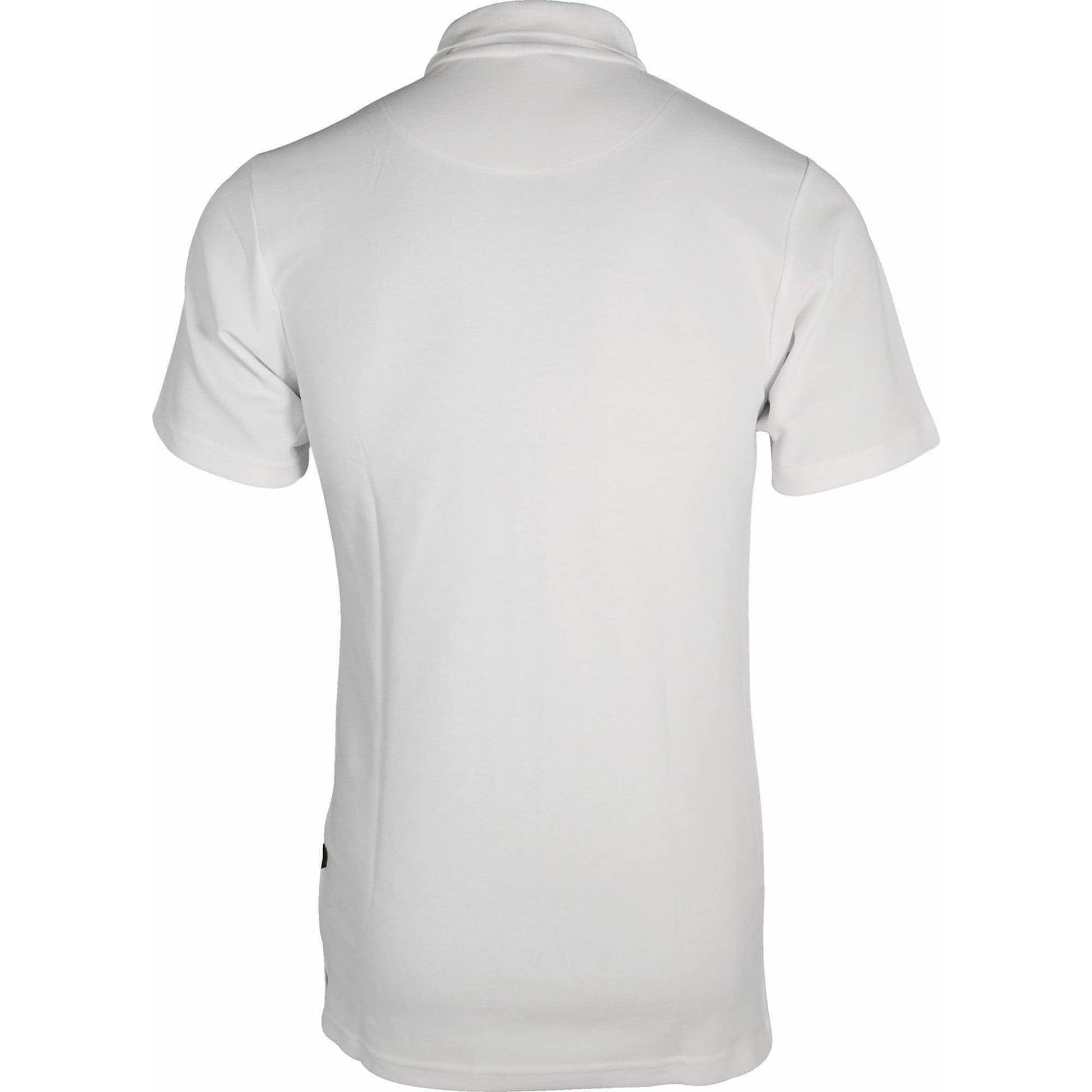iD Workwear Ultimate Cotton Short Sleeve Mens Polo Shirt - White - Start Fitness