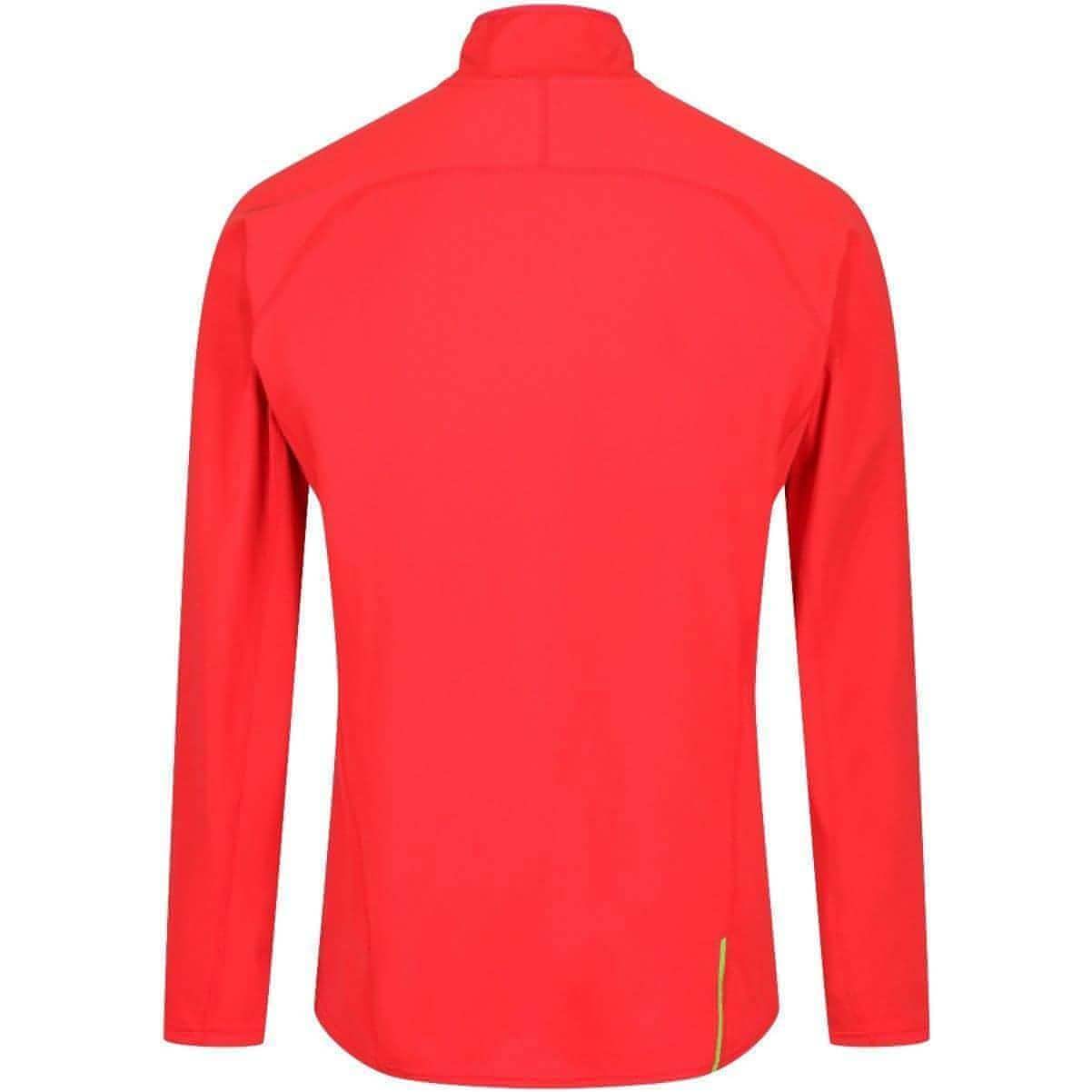 Inov8 Technical Mid Half Zip Long Sleeve Mens Running Top - Red - Start Fitness