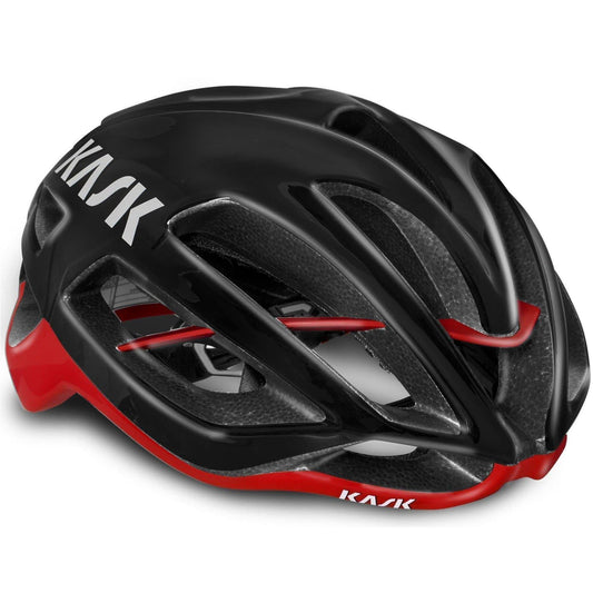 Kask Protone Road Cycling Helmet - Black-Red 8057099020602 - Start Fitness