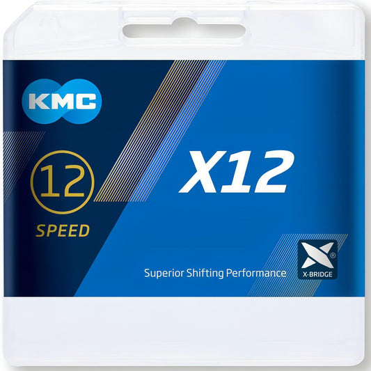 KMC X12 12 Speed Chain 126 Links - Silver 4715575890203 - Start Fitness