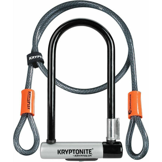 Kryptonite Kryptolok Standard U-Lock With Kryptoflex Cable 720018001966 - Start Fitness