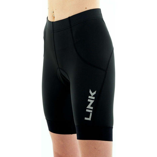 Link Ride Womens Cycling Short Tights - Black - Start Fitness